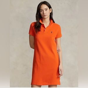 Women’s Gray Polo Cotton Mesh Dress